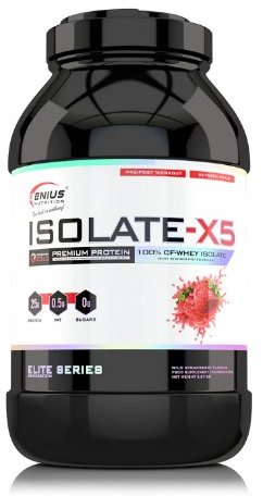 Акція на Genius Nutrition Isolate-X5 2000 g / 61 servings / Wild Strawberry від Stylus