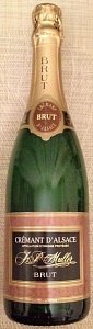 Акція на Вино Jp Muller Cremant d'Alsace Brut (белое, игристое, сухое) від Stylus