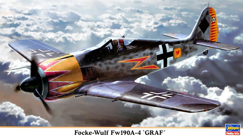 Акція на Модель Hasegawa Винищувач-моноплан Фокке-Вульф Fw190A-4 "Graf" (HA09818) від Y.UA