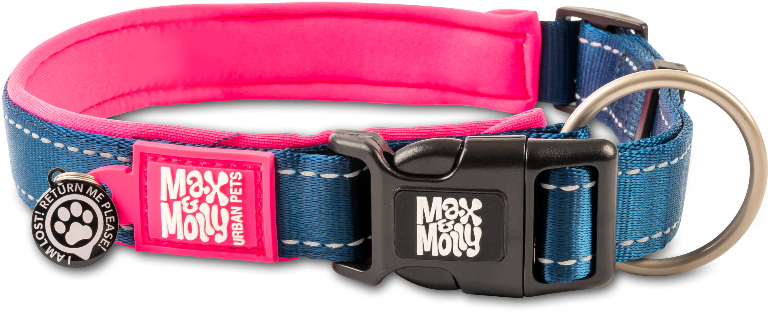 Акція на Ошейник Max & Molly Urban Pets Smart Id Collar - Matrix Pink/S розовый (4894512016927) від Stylus