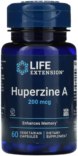 

Life Extension Huperzine A Гуперзин А 200 мкг 60 вегетарианских капсул