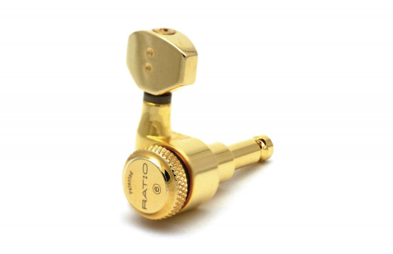 

Колки для гитары Graph Tech PRL-8721-G0 Electric Locking 6 In-line C0ntemporary Mini Gold 2 Pin