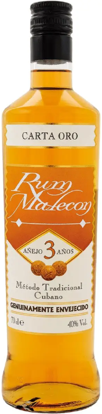 

Ром Malecon Carta Oro 3 40% 0.7 л (WHS8009366295657)