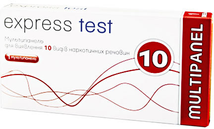 Акція на Express Test мультипанель для определения 10 видов наркотиков від Stylus