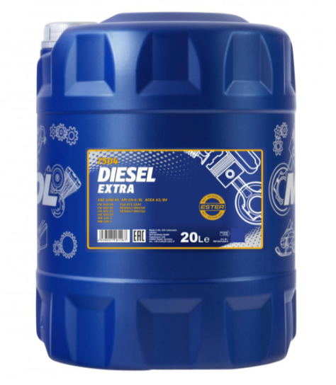 Акція на Моторное масло Mannol Diesel Extra 10W-40. 20 л (MN7504-20) від Stylus