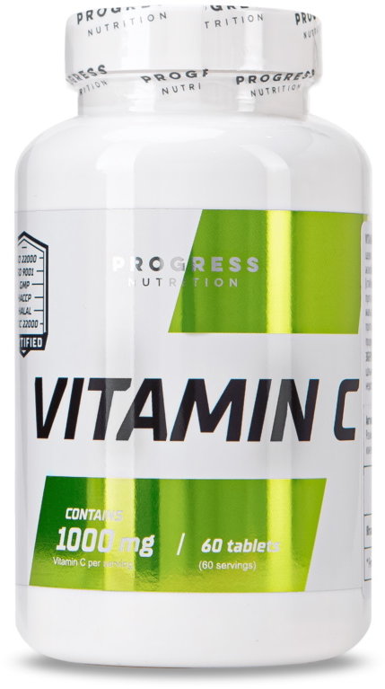 

Progress Nutrition Vitamin C 1000 mg Витамин C 60 таблеток