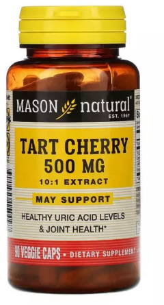 

Mason Natural Tart Cherry Вишневый Экстракт 500 мг 90 вегетарианских капсул