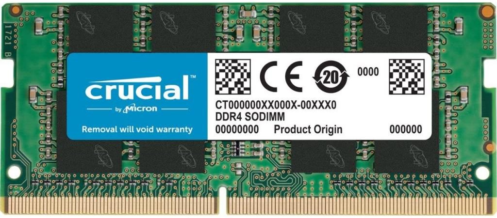 Акція на Crucial 32 Gb SO-DIMM DDR4 3200 MHz (CT32G4SFD832A) від Stylus