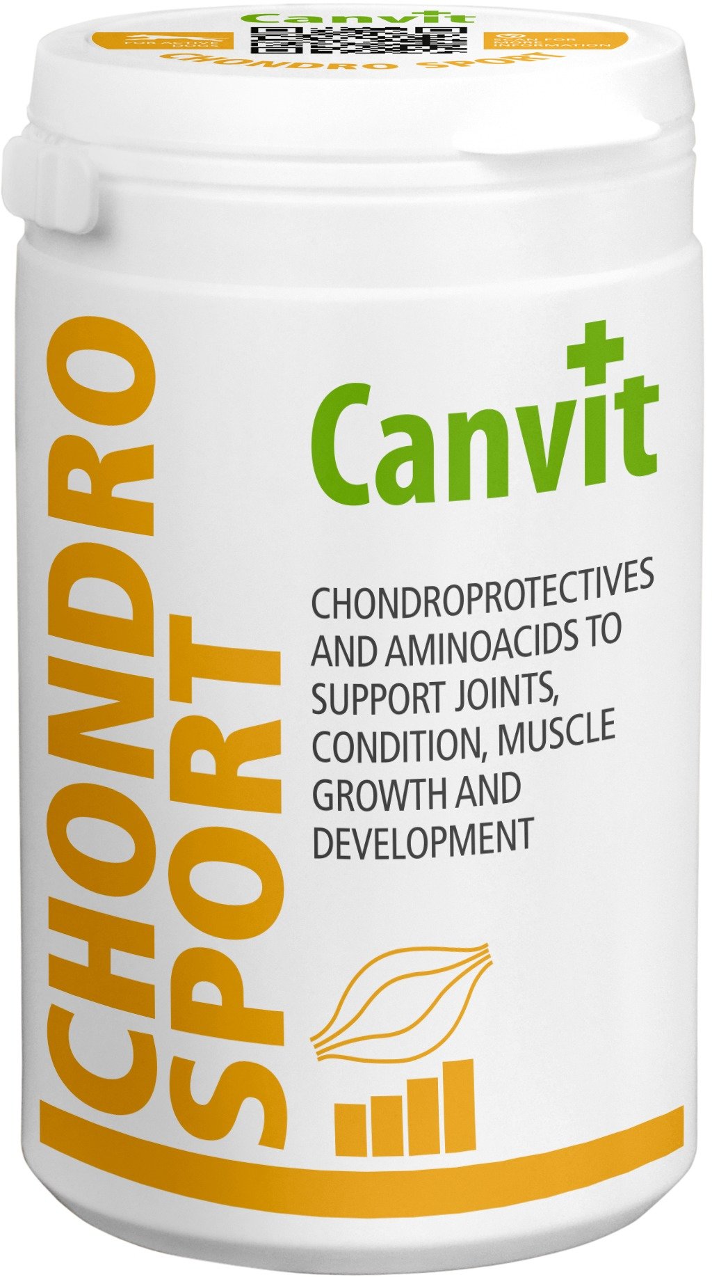 Акція на Кормовая добавка Canvit Chondro Sport for dogs для здоровья хрящей и суставов у активных собак 230 г (can56647) від Stylus