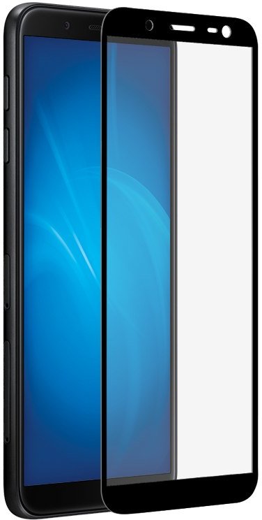

Tempered Glass Black for Samsung J610 Galaxy J6 + 2018