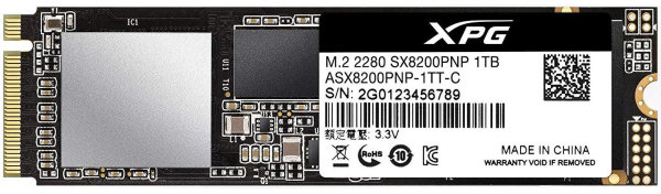 

Adata Xpg SX8200 Pro 1 Tb (ASX8200PNP-1TT-C)