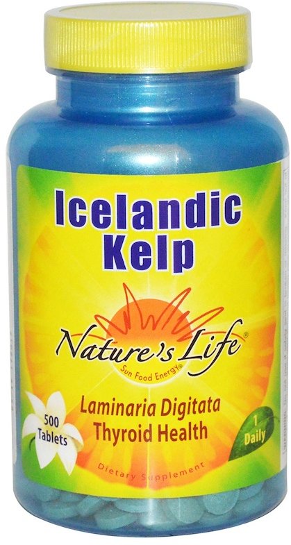 

Nature's Life Icelandic Kelp, 500 Tablets (NLI-00231)