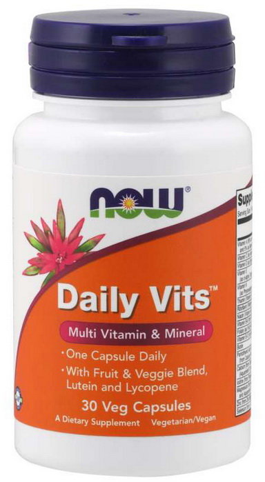 

Now Foods Daily Vits, 30 Veg Capsules