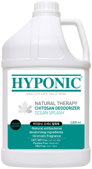 

Хітозановий дезодорант Hyponic Chitosan Deodorizer Ocean Splash scent Океанський сплеск 3.8 л (H3DO1AL3800OCKNN)