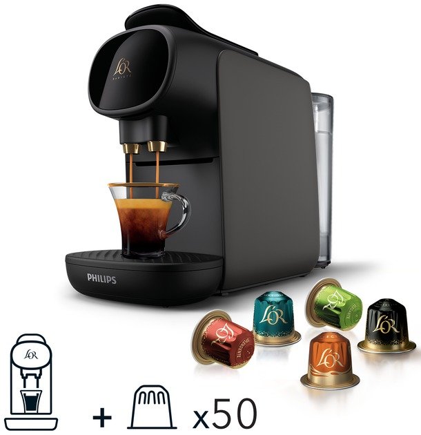 Акція на Кавоварка капсульна Philips L'Or Barista Sublime LM9012/60 + дегустаційний сет кави в капсулах L'Or (50 капсул)(8711000683965) від Y.UA