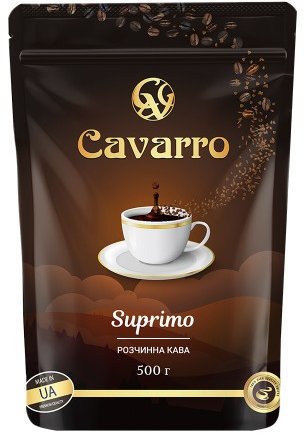 

Кава Cavarro Suprimo розчинна 500 г (4820235750169)