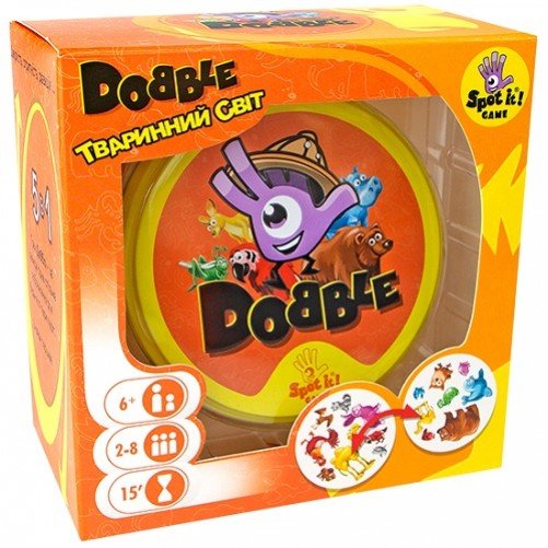 

Настольная игра Dobble Animaux Ua (Dobble тваринний світ) (Укр.)