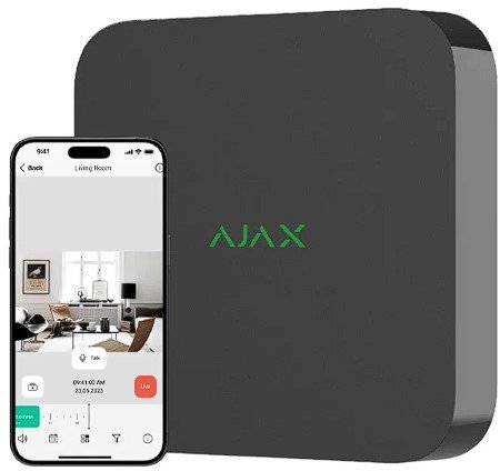 

Регистратор Ajax Nvr (16ch) Jeweller Black