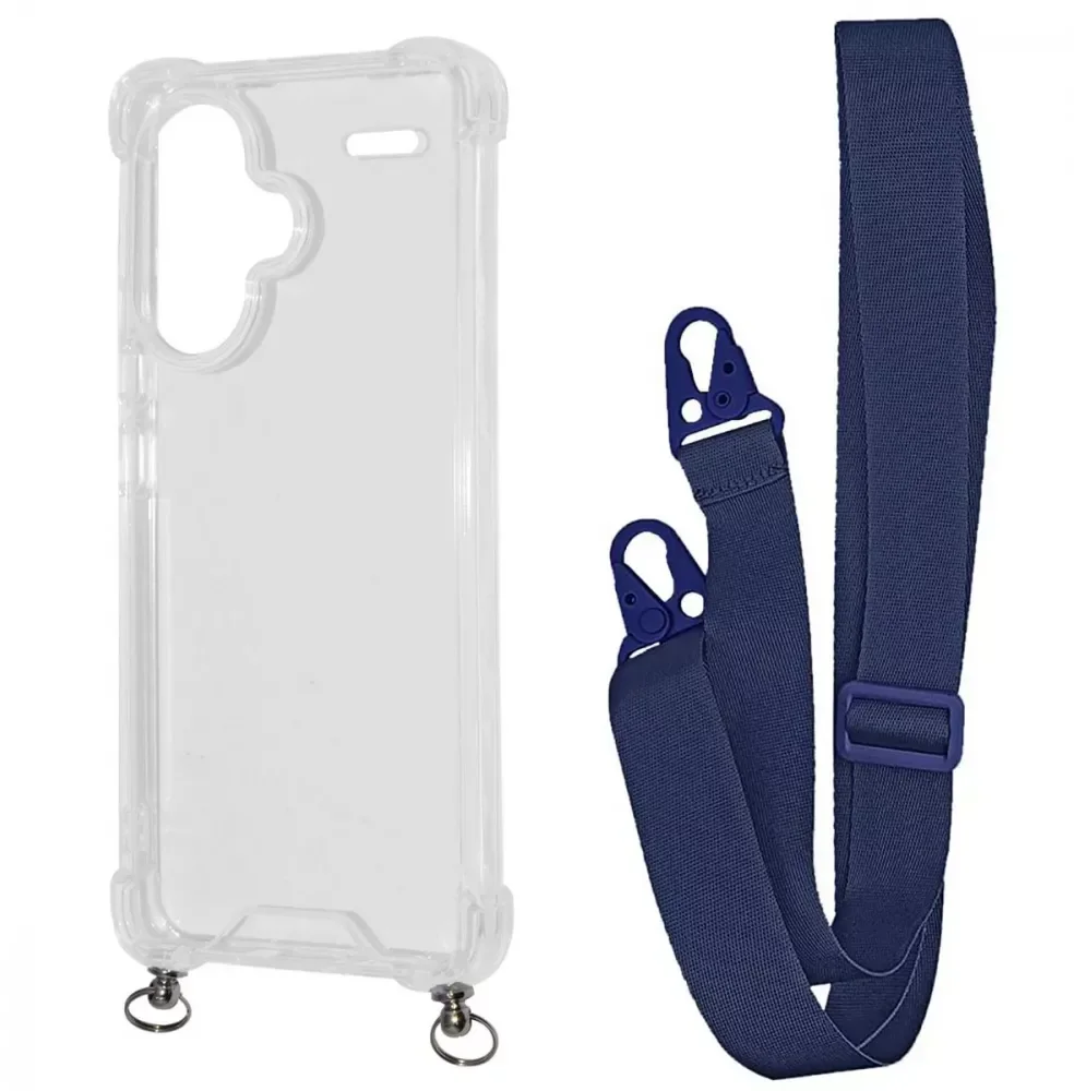 

Wave Clear Case with Strap Midnight Blue for Xiaomi Redmi Note 13 Pro+