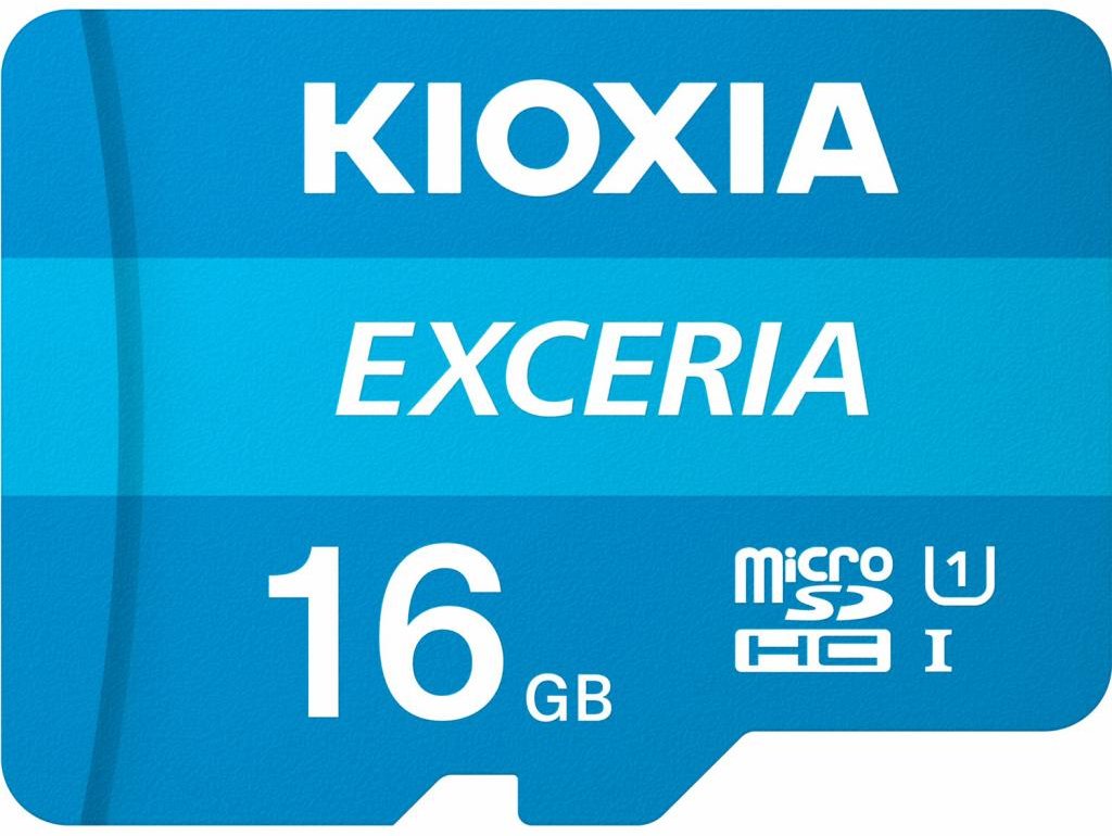 

Kioxia 16GB microSDHC class 10 UHS-I Exceria (LMEX1L016GG2)