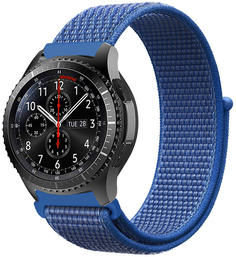 

BeCover Nylon Style Blue for Samsung Galaxy Watch 46mm / Watch 3 45mm / Gear S3 Classic / Gear S3 Frontier (705867)