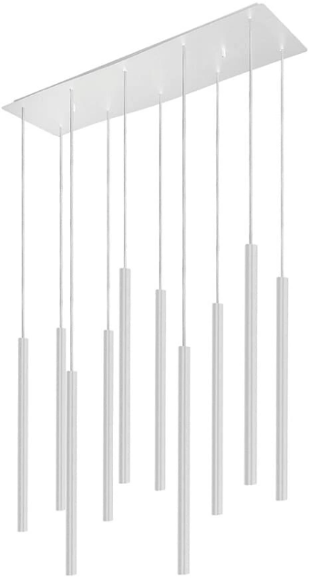 Акція на Подвесной светильник Nowodvorski 8922 Laser 490 G9 10x10W IP20 Wh від Stylus