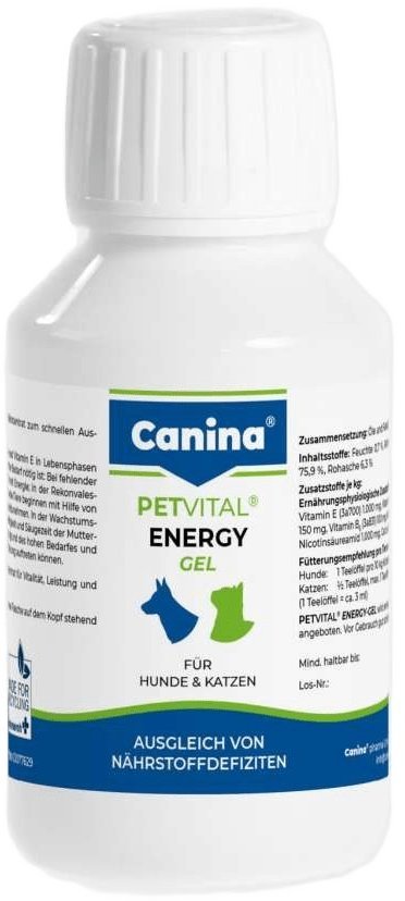 Акція на Рідина Canina Petvital Energy-Gel для швидкого відновлення котів та собак 100 ml (4027565712106) від Y.UA