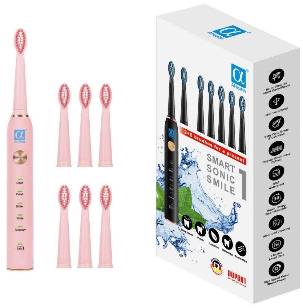 

AHealth Smart Sonic Smile 1 pink (AHsss1p)