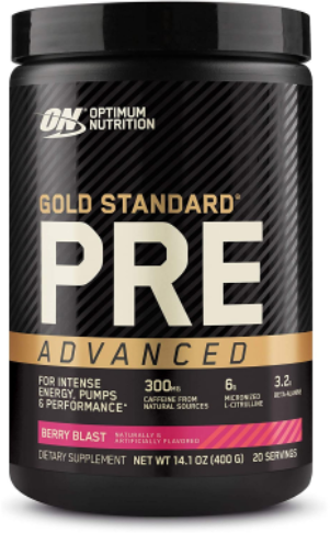 

Предтренировочный комплекс Optimum Nutrition Gold Standard Pre Advanced 400 g /20 servings/ Berry Blast