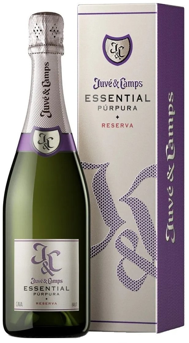 Акція на Вино Juve y Camps Essential Purpura Reserva Brut белое игристое gift box 0.75 л (BWR5919) від Stylus