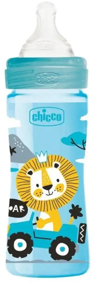 

Бутылочка для кормления Chicco Well-Being Physio Colors 250 мл голубой (28623.20)