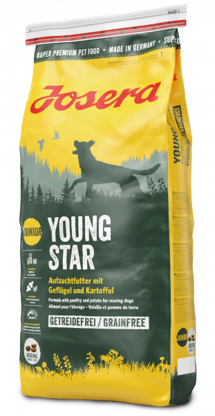 Акція на Сухой корм для молодых собак Josera YoungStar Junior беззерновой с мясом птицы 15 кг (4032254743507) від Stylus