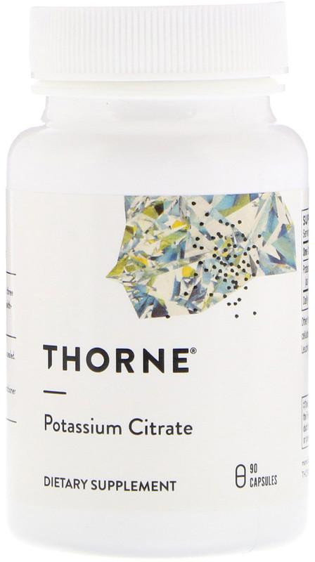 Акція на Thorne Research Potassium Citrate 90 Veg Caps Калий цитрат від Stylus