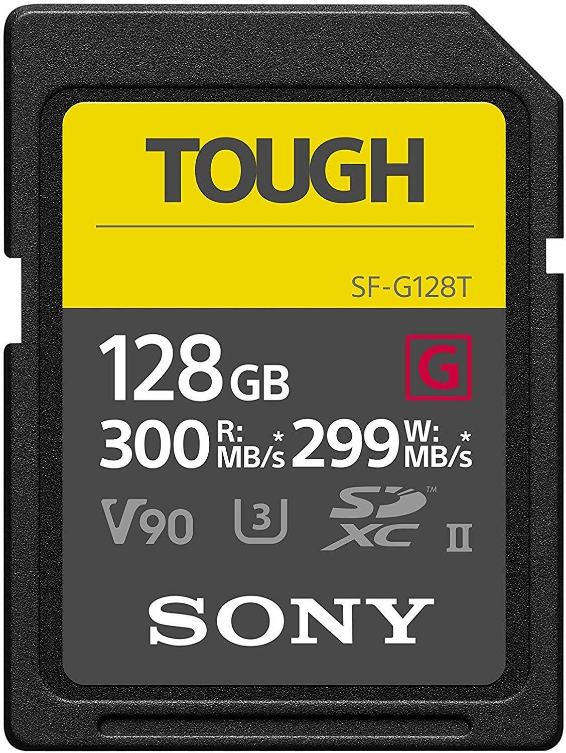 Акція на Sony 128GB Sdxc C10 UHS-II U3 V90 (SFG1TG) від Y.UA