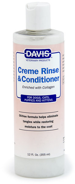 Акція на Ополіскувач та кондиціонер-концентрат Davis Creme Rinse & Conditioner з колагеном для собак, котів 355 мл (52307) від Y.UA