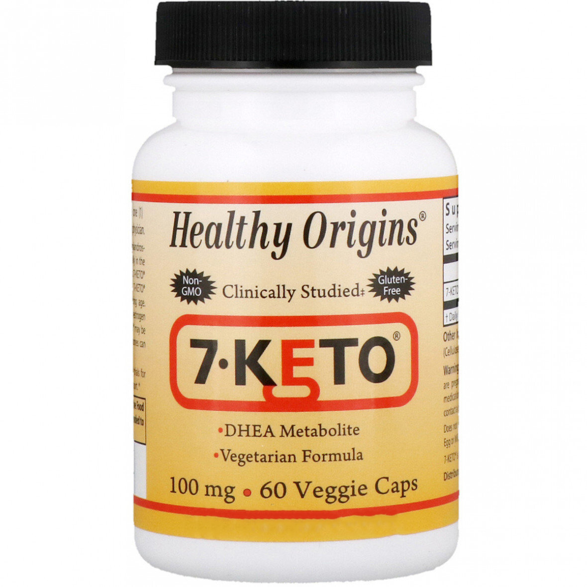 

Healthy Origins 7-Keto, 100 mg, 60 Veggie Capsules (HO72876)