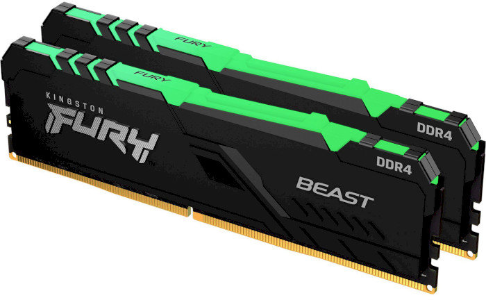 

Kingston Fury 16 Gb (2x8GB) DDR4 3600 MHz Beast Rgb (KF436C17BBAK2/16)