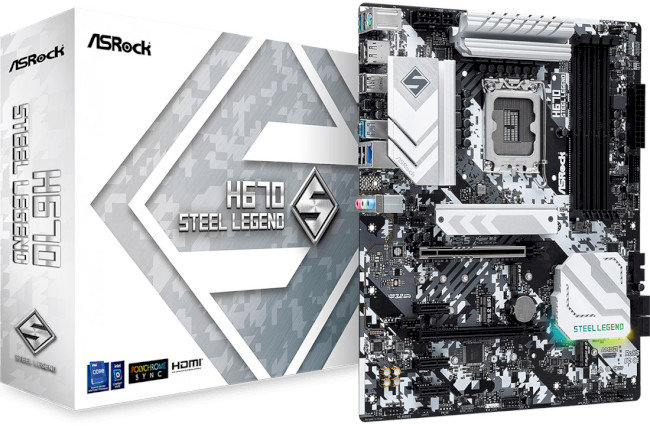 Акція на ASRock H670 Steel Legend від Stylus