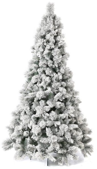 Акція на Рождественская заснеженная сосна высота 240 см диаметр 137 см (675-037) від Stylus