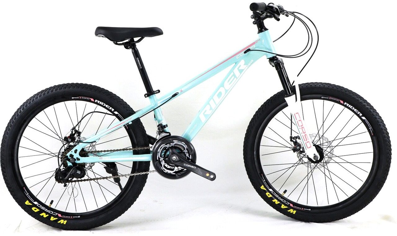 

Спортивный велосипед Corso Rider 24" голубой (RD-24549)