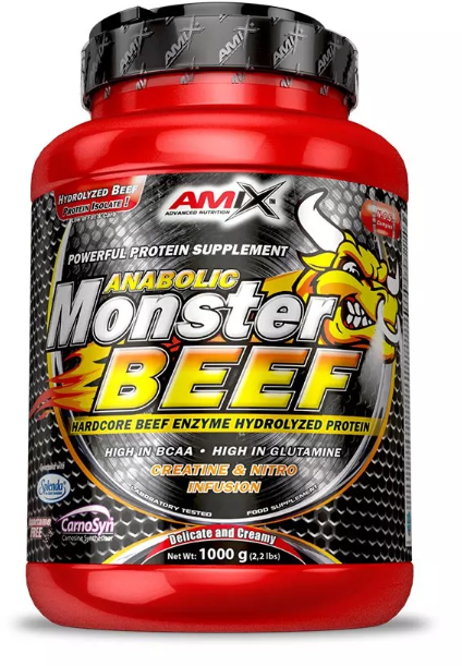 

Amix Anabolic Monster Beef Protein 1000 g / 30 servings / vanilla-lime