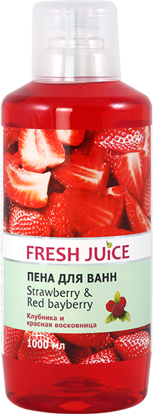 

Fresh Juice Strawberry and Red Bayberry Пена для ванн клубника и красная восковница 1l