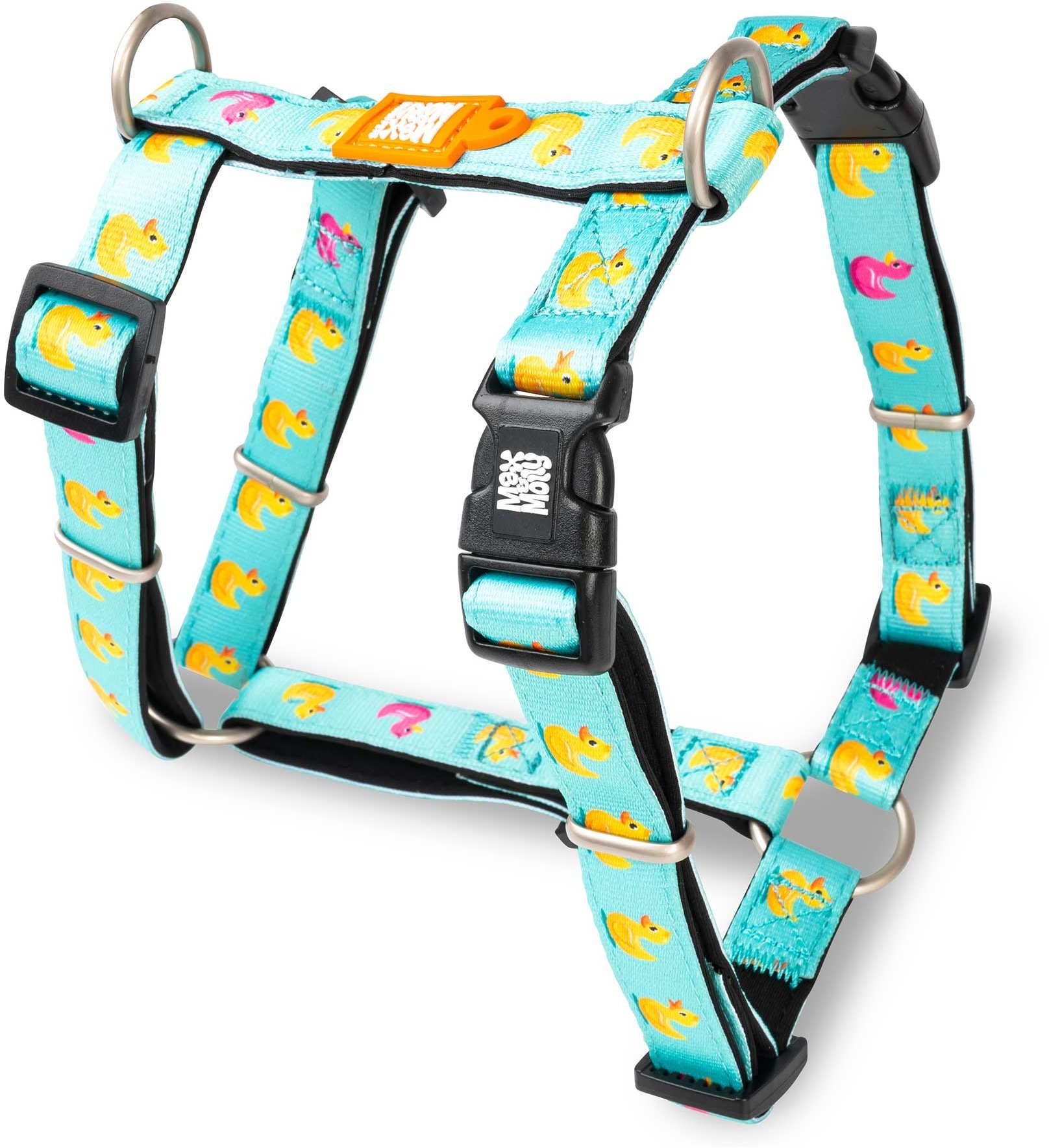 

Шлейка для собак Max & Molly Urban Pets H-Harness - Ducklings/L 2 см 70-98 см (4894512020443)