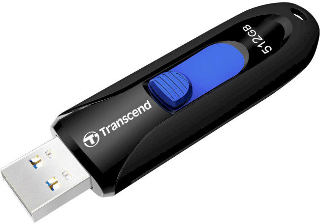 Акція на Transcend 512GB JetFlash 790 Usb 3.1 Black (TS512GJF790K) від Stylus