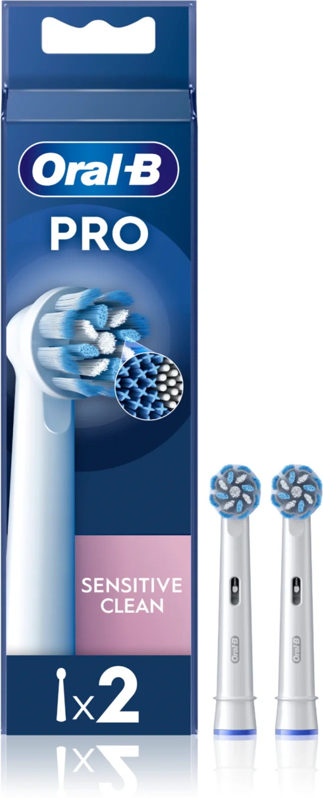 Акція на Насадка для электрической зубной щетки Braun Oral-B Pro Sensitive Clean EB60X (2) від Stylus