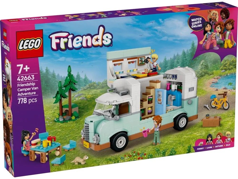 

Конструктор Lego Friends Пригоди на фургоні дружби 778 деталей (42663)