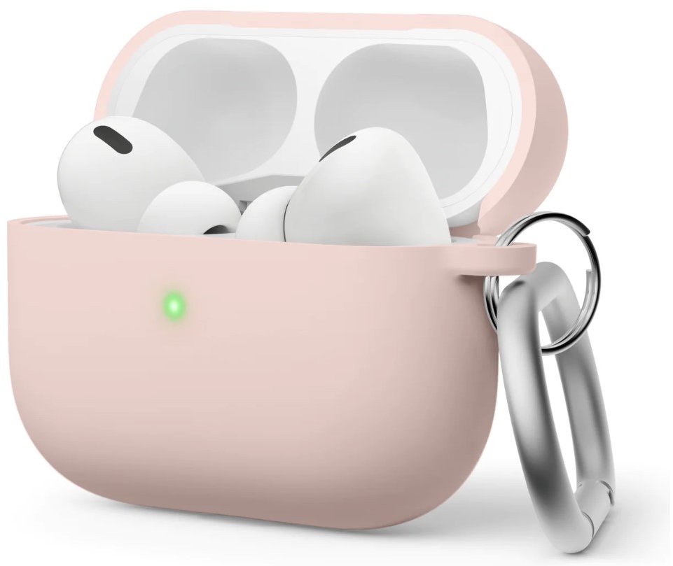 Акція на Чехол для наушников Elago Liquid Hybrid Hang Case Pink (EAPP2RH-HANG-PK) for Apple AirPods Pro 2 від Stylus
