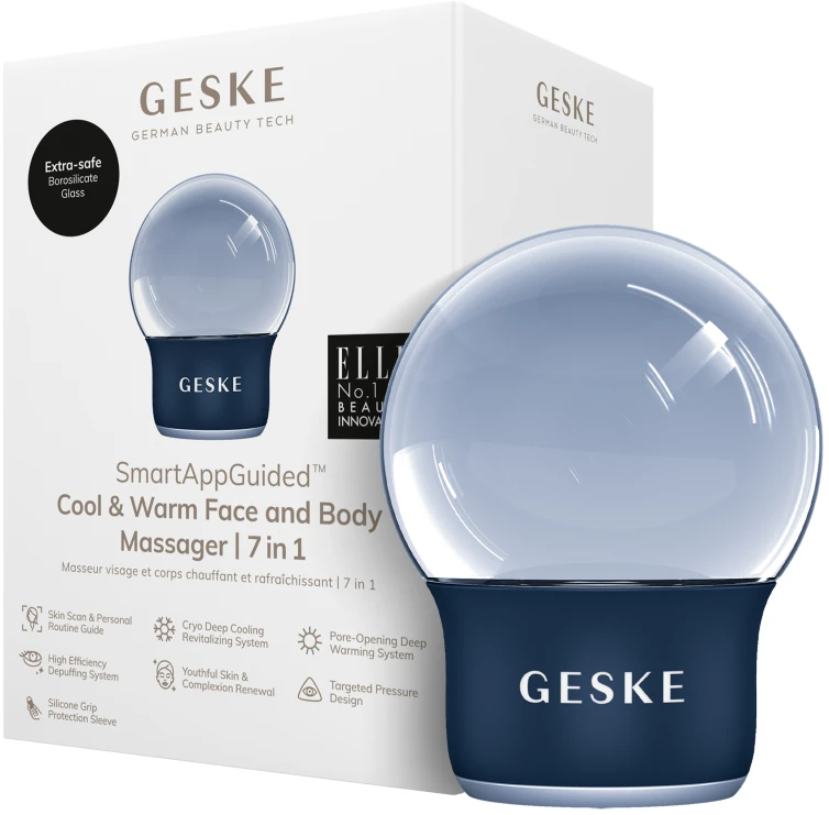 Акція на Geske Cool&Warm Face and Body Massager 7в1 midnight від Stylus