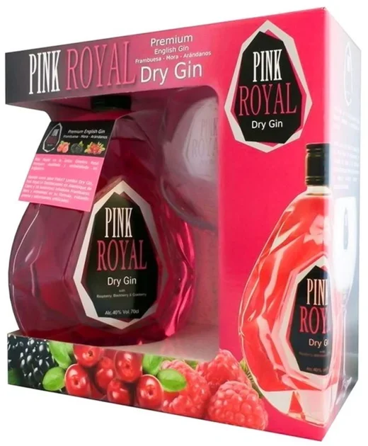 Акція на Джин Pink Royal Dry в подарочной упаковке с бокалом 40% 0.7 л (EV5011995002325) від Stylus