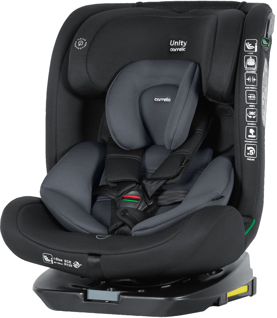 Акція на Автокресло Carrello Unity CRL-17010 Accord Grey i-Size 40-150 см Isofix с поворотом від Stylus